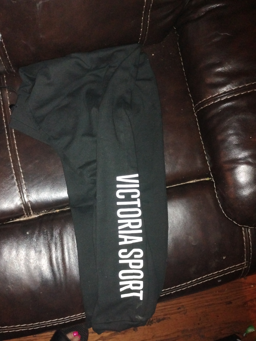 Victoria's Secret Sport Brand NWOT Black Athletic Leggings With Pockets